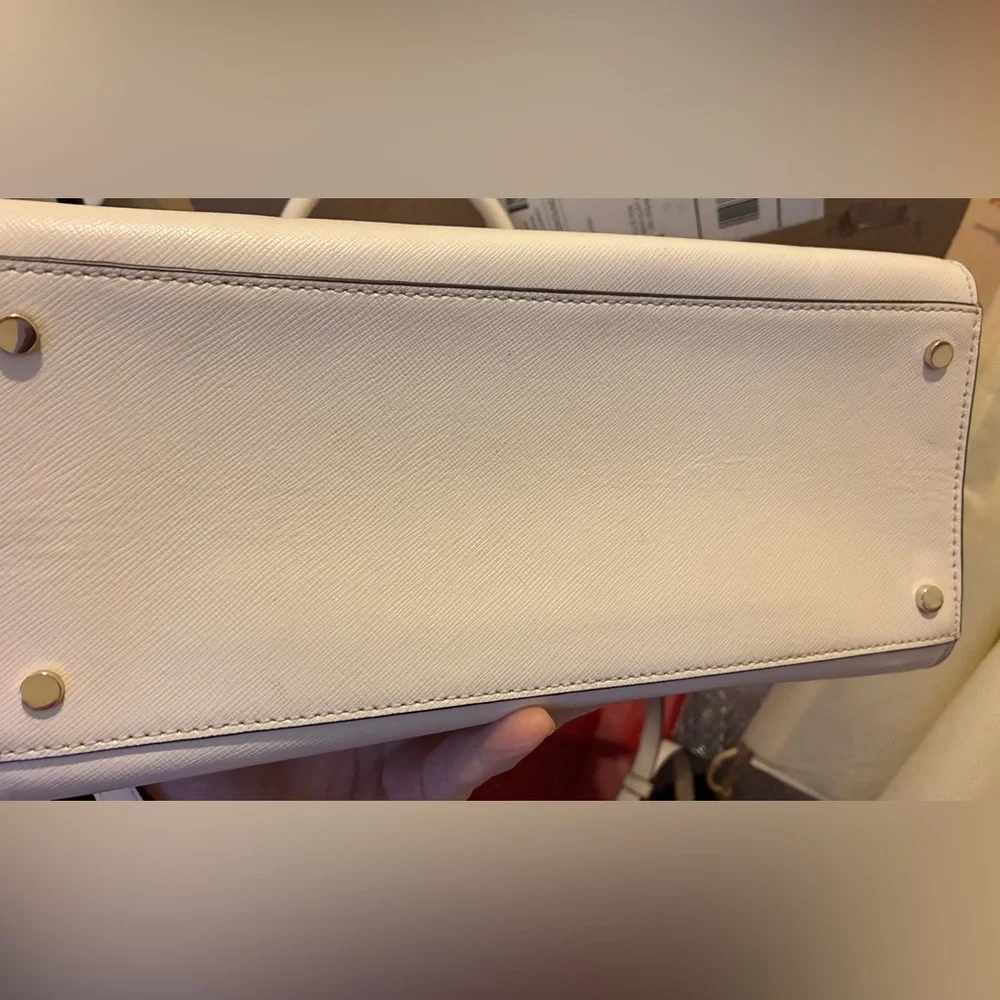 kate spade Staci Medium Cream Satchel